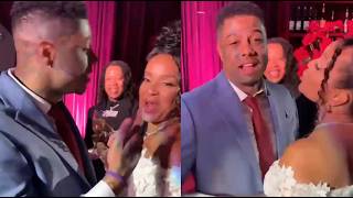 "I'll Stop Cheating" Lisa Raye Can't Stop Smiling At Blueface Gassing Her Up At Awards Show