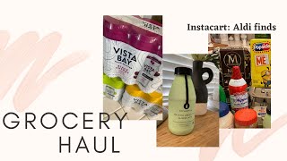 Grocery haul... Instacart: Aldi Finds