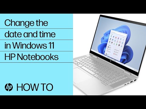 How to change the date and time in Windows 11 | HP Notebooks | HP Support