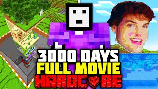 I Survived 3000 Days in Hardcore Minecraft! [FULL MINECRAFT MOVIE]
