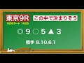 2月23日 日 東京競馬全レース予想