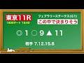 2月23日 日 東京競馬全レース予想