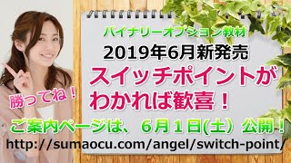 バイナリーオプション「スイッチポイントが分かれば歓喜」2019年６月新発売