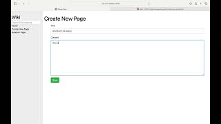 Harvard CS50 Web Programming with Python and JavaScript Project1