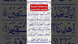 Surah fatiha ka powerful wazifa #wazify #powerfullwazifa #arabic# quran video