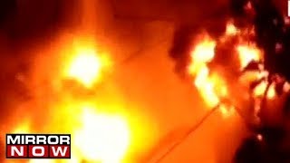 Massive fire breaks out at a plastic manufacturing unit in Thiruvananthapuram's Manvila