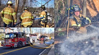 Nutley Fire Department High St Brush Fire 3-29-22