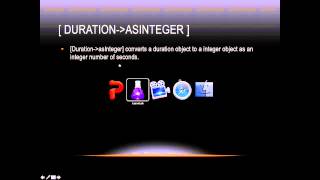 Lasso Programming: [duration→asInteger]