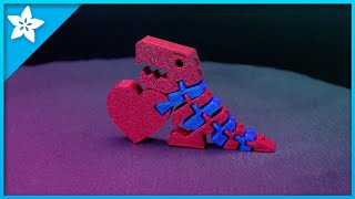 Flexy T-Rex Heart #3dprinting #adafruit