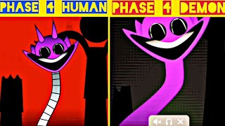 INCREDIBOX SPRUNKI PHASE 4 VS PHASE 4 BUT HUMAN !!!