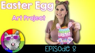How to Create an Easy Easter Art Project, Art Lesson for Kids!