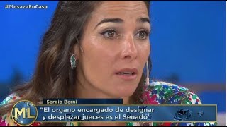 Juana Viale debió intervenir en una acalorada discusión entre Sergio Berni y Gabriel Levinas