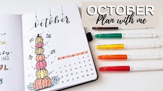 Plan With Me | October 2020 Bullet Journal Setup (w/ Pilot Pen)