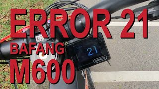 Error 21 Bafang M600