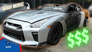 This Burned Nissan GTR SOLD for HOW MUCH at Copart?!