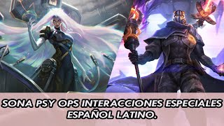 SONA PSY OPS INTERACCIONES ESPECIALES ESPAÑOL LATINO PBE