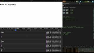 Week 07 - Frontend Coding Assignment - Video