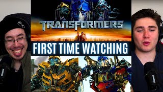 REACTING to *Transformers* PRETTY FUNNY!! (First Time Watching) Action Movies