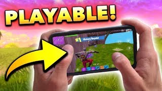 Omg Fortnite Mobile Is Playable Now Better Controls In - fortnite mobile is playable now better controls in new update