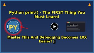 Python print() Function - Every Beginner NEEDS This