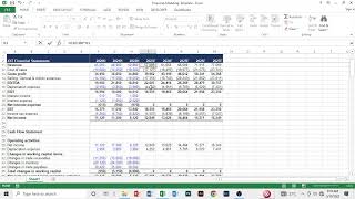 8.0 Working Capital Schedule - Projection