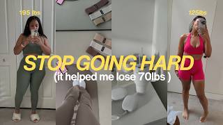 I Stopped Doing High Intensity Workouts And Finally Lost 70lbs