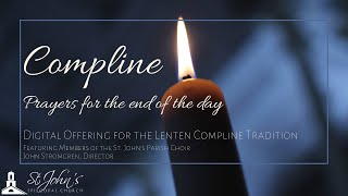 Benedic anima mea Domino, Orlando di Lasso | St. John's Compline Choir | March 26, 2023