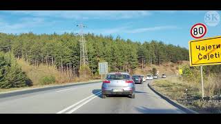 Driving Through Western Serbia,Zlatibor,Cajetina, December 2022 4K