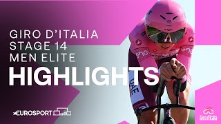 THRILLING TIME TRIAL! 💨 | Giro D'Italia Stage 14 Race Highlights | Eurosport Cyc
