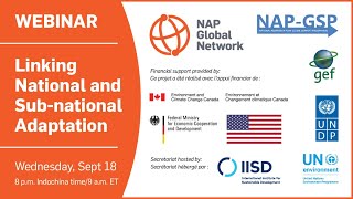 Webinar | Linking National and Sub-national Adaptation: Vertical integration in NAP processes