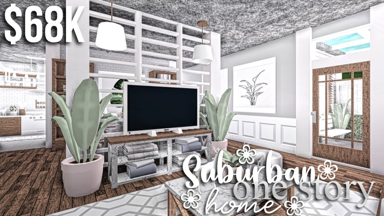 Suburban One Story Home | Roblox Bloxburg | GamingwithV - YouTube