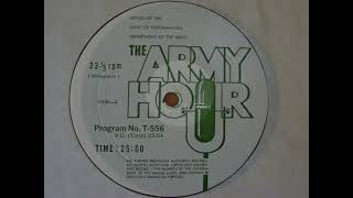 THE ARMY HOUR 1971 PROGRAM T-556