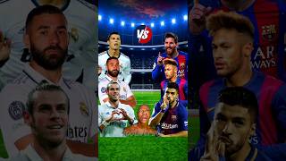 BBC Real Madrid Legends 🆚 MSN Barcelona Legends 🔥😱 (Ronaldo, Messi, Benzema, Neymar, Bale, Suarez)💥🤯