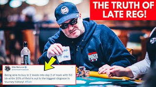 THE TRUTH BEHIND LATE REGISTRATION IN POKER TOURNAMENTS