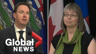 "More signs" Alberta putting COVID-19 wave "behind us" health minister says | FULL