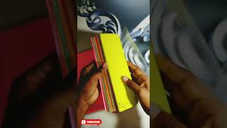 A4 size colour paper Unboxing | craft paper Unbox | buy A4 size colour paper in 140 rupees.😍