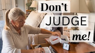 Decluttering my Embarrassing Nightstand Drawer - 15 Minute Challenge # 13
