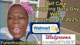 Self Care Shopping Vlog #busydayinmylife #selfcareshopping #viralvideo #walmart #walgreens #Vlog.