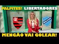 PALPITES FLAMENGO x BOLÍVAR LIBERTADORES PROVÁVEIS ESCALAÇÕES!