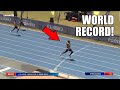 A NEW WORLD RECORD!! Letsile Tebogo Crushes The 300 Meter Record!