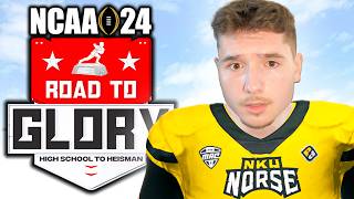 NCAA Football 24, but I’m the Worst QB | Ep 1