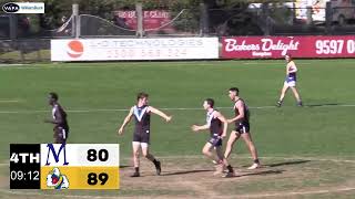 Mazenod OCFC 2022 Thirds Grand Final vs Williamstown 4th Quarter and Extra Time