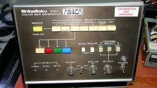 Servicing My Shiba Soku (Asaca?) model 216/1 NTSC Color Bar Generator,