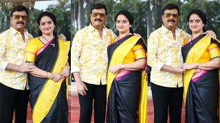 Senior Actor Naresh VK and Pavithra Lokesh Press Meet Photoshoots | TFPC