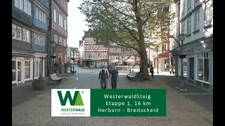 WesterwaldSteig 01. Etappe Herborn - Breitscheid (Ost-West)