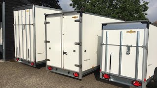 ✔️Nieuwe Humbaur gesloten opbouw Gesloten aanhangwagen kopen Altijd voor de beste prijs.