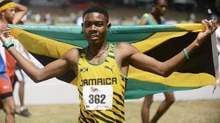 Christopher Taylor wins 400m Boys Final at World Youth Championships 2015, Cali COL