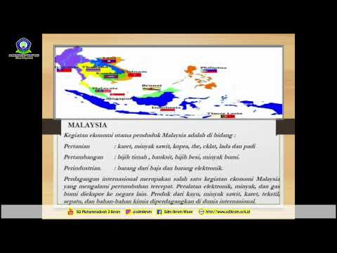 TEMATIK Kelas 6 Kegiatan Ekonomi Negara Negara ASEAN - YouTube