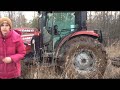 case ih 60 tractor partially stuck in the mud ... little beast farmall international ih 60