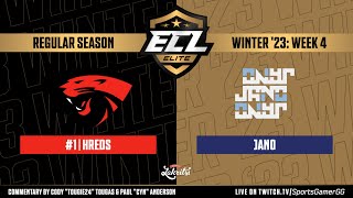 ECL Elite Winter '23 HIGHLIGHTS | hREDS vs. Jano - NHL 23 EASHL 6s Gameplay